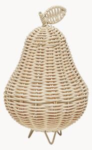 Lampada da tavolo in rattan fatta a mano Pear