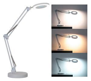 Brilagi - Lampada da tavolo LED dimmerabile con una lente d'ingrandimento LED/12W/5V 3000/4200/6000K bianco