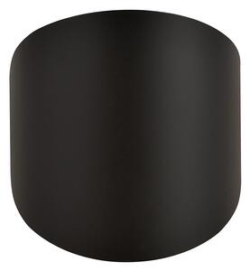 Applique Minimal 1 Luce Indiretta Agni In Acciaio Nero