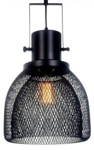 Lampada A Sospensione Stile Industriale Vintage Metallo Nero VALMONTI - Foto 5