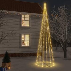 Albero di Natale a Cono Bianco Caldo 1134 LED 230x800 cm