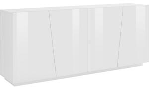 Credenza Vega 220 – 4 ante – Bianco Lucido