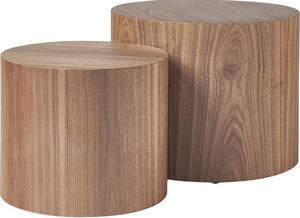 Set di 2 tavolini da salotto in legno Dan