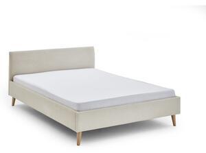 Letto matrimoniale imbottito beige rete non inclusa 140x200 cm Wicki – Meise Möbel