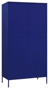 Armadio Blu Marino 90x50x180 cm in Acciaio