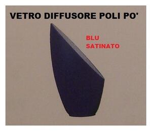 DE MAJO POLI PO' VETRO DIFFUSORE BLU SATINATO