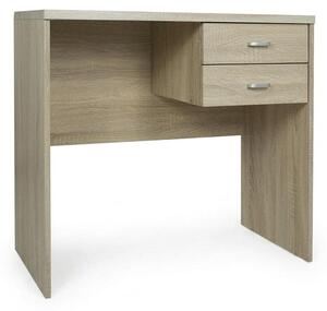 Tavolo Computer Studio Casa Ufficio Moderno Compatto 80x50x76cm.Variante:ROVERE