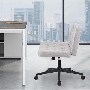 Sedia da ufficio ergonomica - Sedia da ufficio con schienale alto, supporto lombare regolabile, 49,5 cm (profondità) x 62,5 cm (larghezza) x 92 cm (altezza)