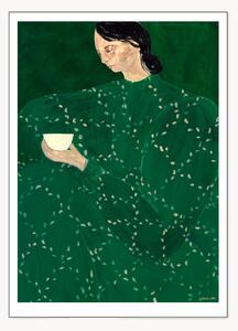 Poster Coffee Alone At Place De Clichy by Sofia Lind x The Poster Club