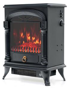 Caminetto elettrico 1950 W Kekai Arizona 37x23x51 cm con effetto fiamma, nero, per interni