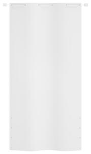 Paravento per Balcone Bianco 120x240 cm in Tessuto Oxford