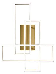 Plafoniera classica gea luce dyana p fdypo1 led oro alluminio silicone - Gea Luce