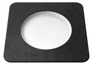 Faretto incasso quadrato calpestabile top light capri big ca qd16 ne gx53 led cct ip67 230v nero resina - Top Light