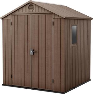 Casetta da giardino Keter Darwin 6x8 - 221 x 244 x 190 cm - marrone