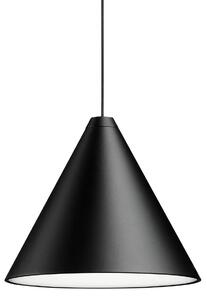 Lampada a sospensione FLOS, STRING, dimmerabile, Nero, Soggiorno, Alluminio, Design