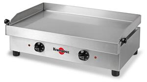 Piastra elettrica da 2500 w con piastra in acciaio inox da 54x33 cm Krampouz PFSB2AA-KR