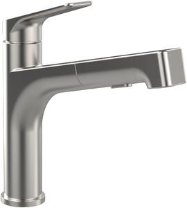 Miscelatore da cucina Junis Sky Shower di Villeroy & Boch, acciaio inox massiccio 928200LC