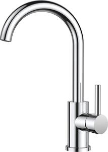 Rubinetto da cucina FORIOUS in acciaio inox miscelatore monocomando girevole a 360°