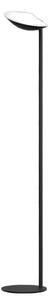 Piantana moderna top light mood 1165 t ne gx53 led 220v metallo nero diffusore vetro orientabile - Top Light