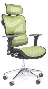 Sedia Da Ufficio Ergonomica Vinsetto - Schienale In Rete Traspirante, Altezza Regolabile, 5 Ruote, Colore Azzurro