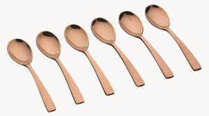 Set di 6 cucchiai in acciaio inossidabile lucido Nude