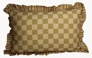 Cuscino in cotone con volant Block