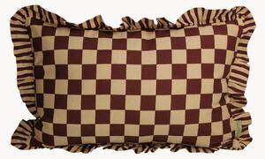 Cuscino in cotone con volant Block