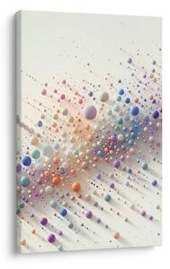 Quadro su tela – Danza astratta di sfere arcobaleno