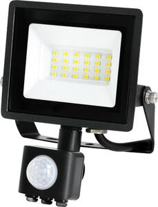 Riflettore LED con sensore MHC LED/20W/230V IP44 6500K nero