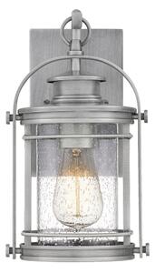 Quintiesse QN-BOOKER-S-IA - Lampada da parete per esterni BOOKER S 1xE27/60W/230V IP44 con finitura cromata