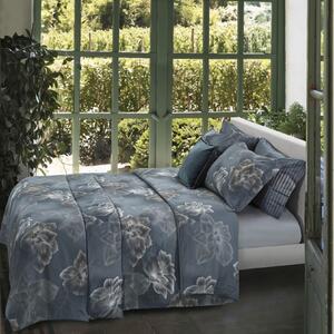 Completo Lenzuola MATRIMONIALE - 250X290 175X205 2 FEDERE 50X80 Macroflowers AVIO Raso Di Cotone Caleffi