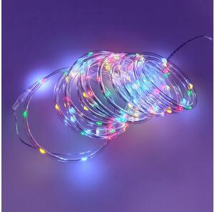 Catena luminosa LED per esterni 100xLED/3xAA 5,45 m IP44 multicolore