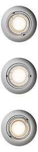 Philips - SET da 3 faretti da incasso PERIDOT 1xGU10/7W/230V argento