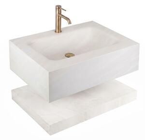 Lavabo da Parete con Mensola Rea Apollo Gran Cloud Sky 70
