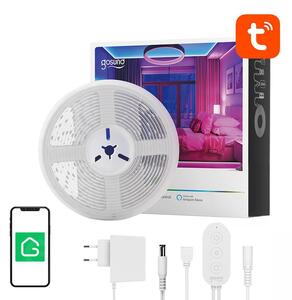 Set WIFI Striscia LED RGB 5m Alexa IP24