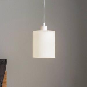 Solbika Lighting Lampada a sospensione Soda con paralume in vetro bianco Ø 15cm