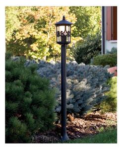 TIROL PALO DA GIARDINO H108 CM IP23 RUGGINE CON DIFFUSORE IN VETRO LAMPADINA E27 CLASSICA