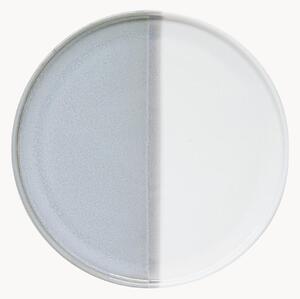 Set di 4 piatti da colazione in porcellana Double