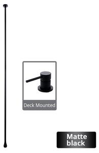Miscelatore per lavabo da bagno – Montaggio a parete o a soffitto. Miscelatore monocomando – Installazione a incasso. Acqua calda e fredda. Realizzato in ottone massiccio. Finitura: nero opaco