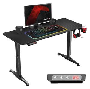 Huzaro Hero 8.5 scrivania da gioco elettrica regolabile in altezza nera
