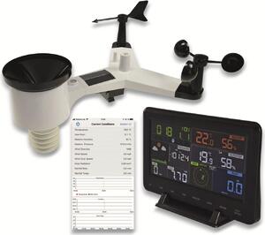 Stazione meteorologica wireless ChiliTec 12in1, WLAN, App