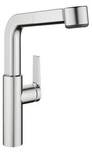 KWC Domo E4, miscelatore per lavello, acciaio inox