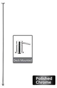 Miscelatore monocomando da parete per lavabo – Installazione a scomparsa – Collegamento a soffitto – Miscelatore con leva singola per acqua calda/fredda – Ottone – Finitura cromata lucida