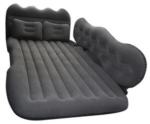 Materasso gonfiabile, in PVC e velluto, dimensioni 135 x 90 cm, compatibile con camion e SUV, sopporta fino a 300 kg, materiali atossici e inodori