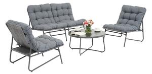 Set di mobili da giardino Garden Point Amora Coffee 4 antracite