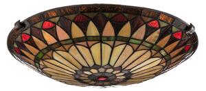 Plafoniera Elstead, West End, dimmerabile, Multicolore, Soggiorno, Metallo, Tiffany