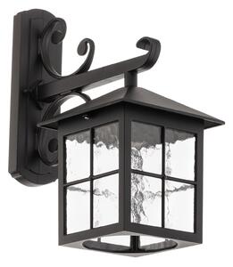 Applique da esterno Winchester BL19, nero/trasparente, IP43