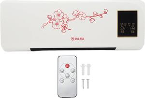 Climatizzatore portatile, riscaldamento, 2000W, mini riscaldatore elettrico con telecomando, riscaldatore da pavimento silenzioso per camera da letto, bagno, soggiorno