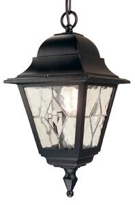 Lampade da esterno Elstead, Norfolk NR9, dimmerabile, Nero, Vetro, Antico