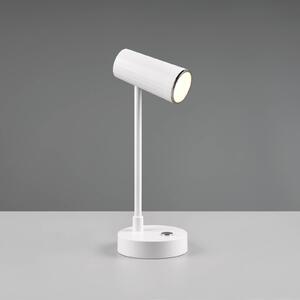Reality Leuchten Lampada LED da tavolo Lenny CCT con accu, bianco